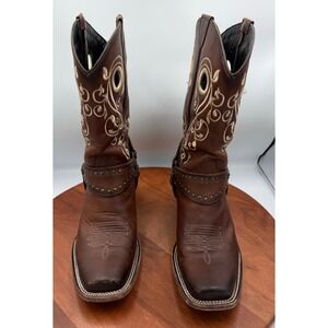 JB Dillon Reserve Hazel Cowhide Leather Western Boots Studded Cowgirl Womens 10B